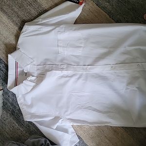 New with tags White short sleeve dress shirt Boys Husky size 20